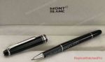 Mont Blanc Replica Pens For Sale - Meisterstuck 163 Rollerball Pen Black & Silver Clip